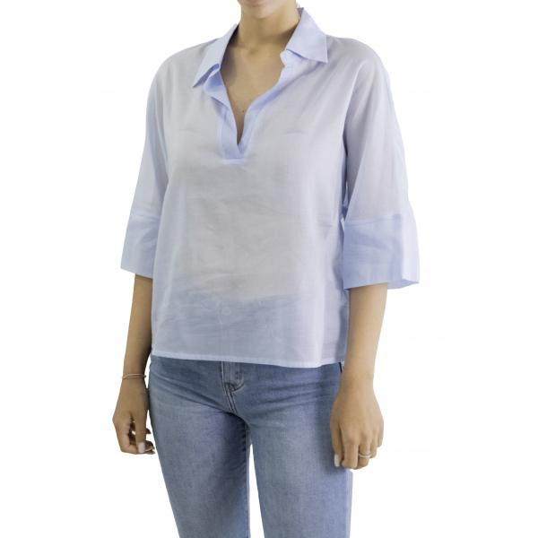 Camicia in cotone con colletto  Options 